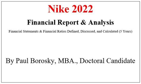 jaarrapport nike|nike financial statements.